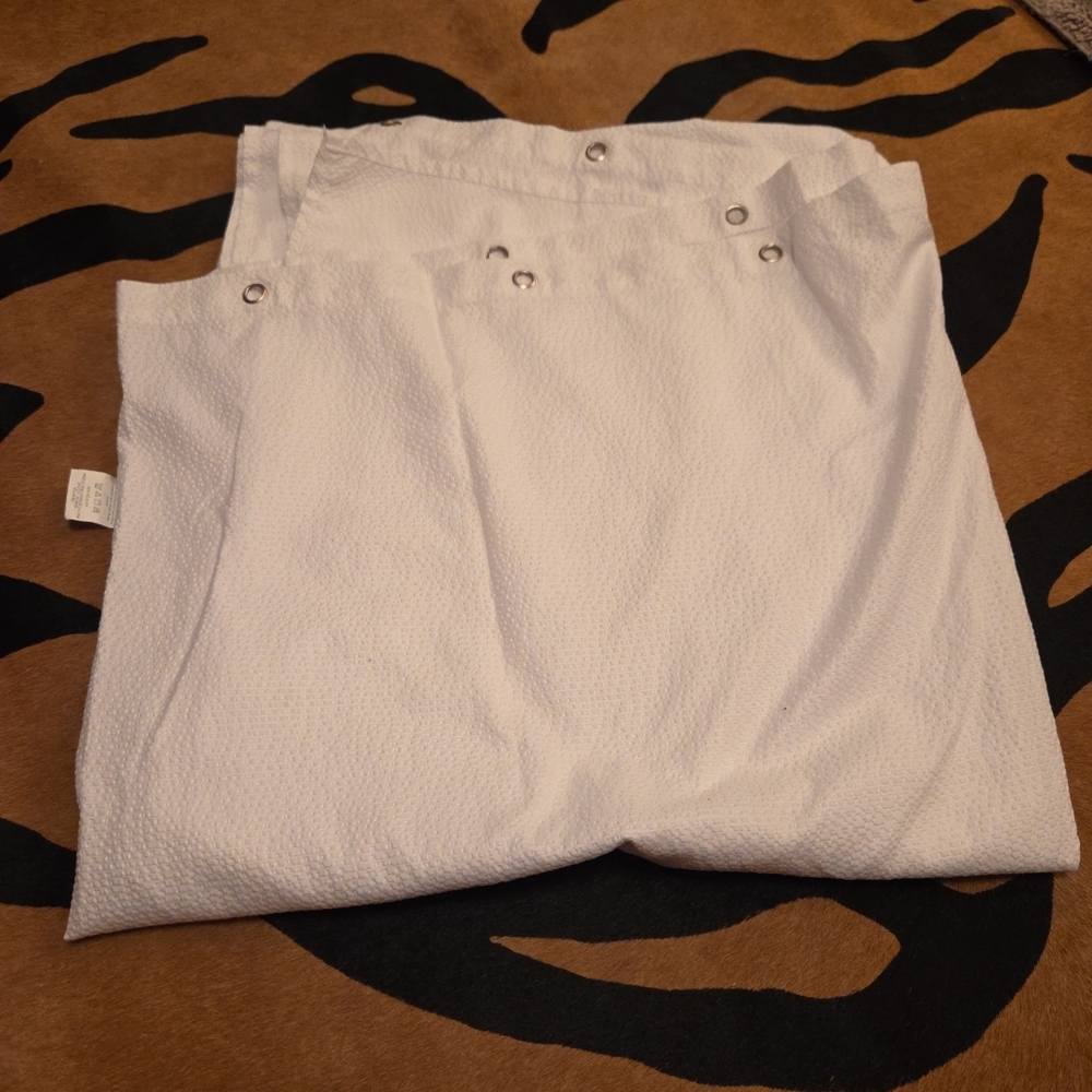 Splash White Textured Fabric